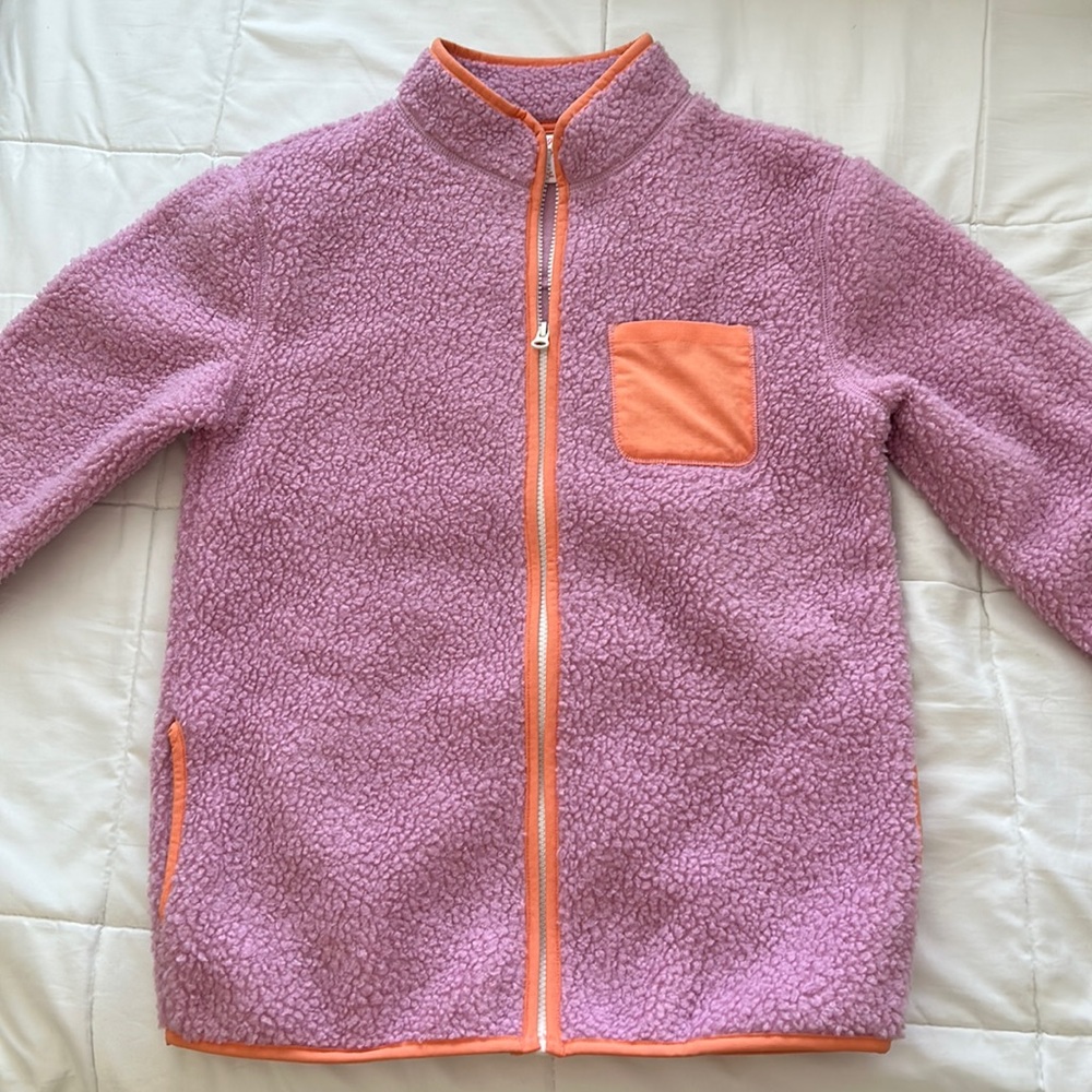 new pink sherpa/teddy jacket